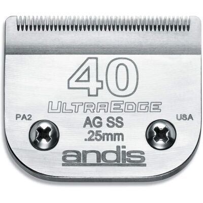 Lame de Rasoir pour Chien Andis S-40 - 0,25mm - Remplacement universal Lame de Rasoir pour Chien Andis S-40 - 0,25mm - Remplacement universal