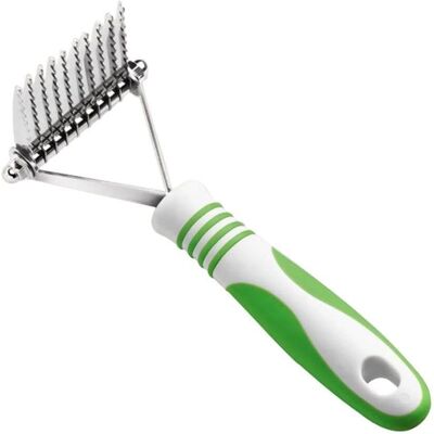 Herramienta de Grooming para mascotas con Rastrillo Desenredador - Combate enredos y mattes persistentes Herramienta de Grooming para mascotas con Rastrillo Desenredador - Combate enredos y mattes persistentes