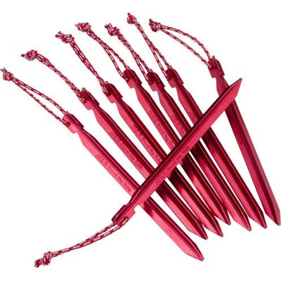 MSR Groundhog Zeltheringe - Rot - 6er Pack MSR Groundhog Zeltheringe - Rot - 6er Pack