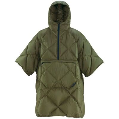 Therm-a-Rest Honcho Poncho Down - Oliva Scuro - Poncho Impermeabile Therm-a-Rest Honcho Poncho Down - Oliva Scuro - Poncho Impermeabile