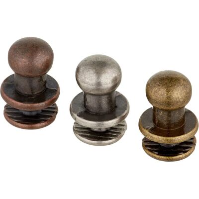 Tim Holtz Attache de Remorque - Argent, Bronze, Pewter - Hitch Fasteners Tim Holtz Attache de Remorque - Argent, Bronze, Pewter - Hitch Fasteners