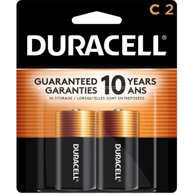 Piles alcalines Duracell, Lot de 2 - Piles - Publicité Piles alcalines Duracell, Lot de 2 - Piles - Publicité