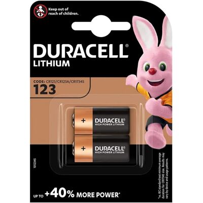 Duracell Duracell CR123A Batería de litio Ultra - Pack de 1 Duracell Duracell CR123A Batería de litio Ultra - Pack de 1