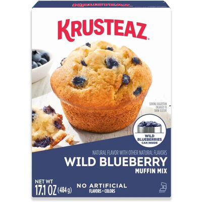 Mélange à muffins aux myrtilles sauvages Krusteaz - Mélange à muffins - Publicité Mélange à muffins aux myrtilles sauvages Krusteaz - Mélange à muffins - Publicité