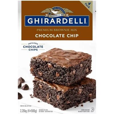 Ghirardelli Chocolate Chip Brownie Mix - 2.26 kg - brownie mix Ghirardelli Chocolate Chip Brownie Mix - 2.26 kg - brownie mix