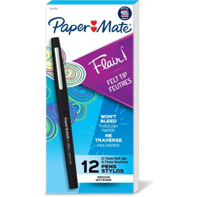 Paper Mate - Flair - Black - 0.7mm - Felt-tip pen Paper Mate - Flair - Black - 0.7mm - Felt-tip pen