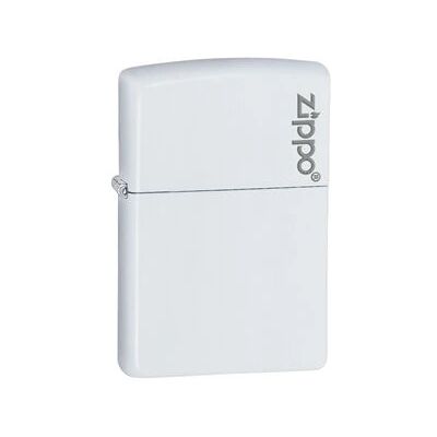 Zippo Briquet Mat Blanc - Résistant au vent, Rechargeable, Authentique Zippo Briquet Mat Blanc - Résistant au vent, Rechargeable, Authentique