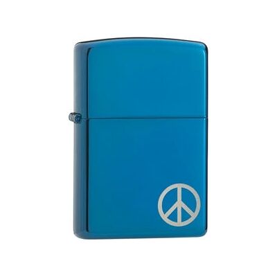 Zippo Classique Bleu Royal Résistant au Vent - Briquet Zippo Classique Bleu Royal Résistant au Vent - Briquet