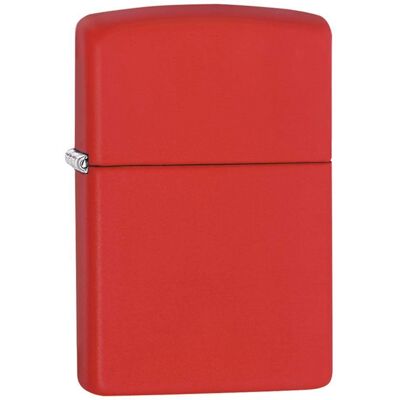 Zippo finition mate rouge - briquet Zippo finition mate rouge - briquet