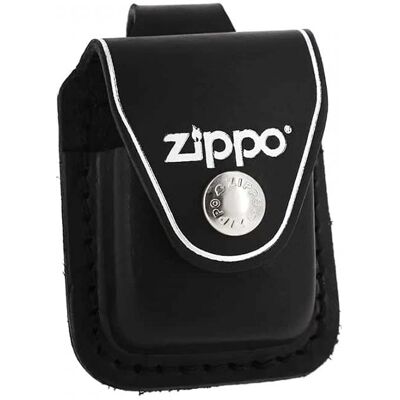 Custodia in pelle Zippo - Nera - Accendino Custodia in pelle Zippo - Nera - Accendino