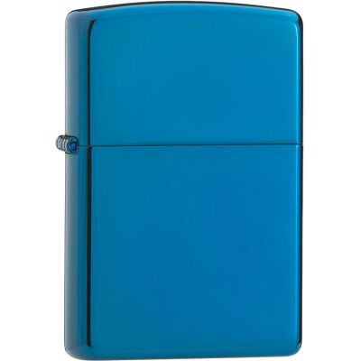 Zippo Hög Polerad Safir - Vindskyddande Lighter Zippo Hög Polerad Safir - Vindskyddande Lighter