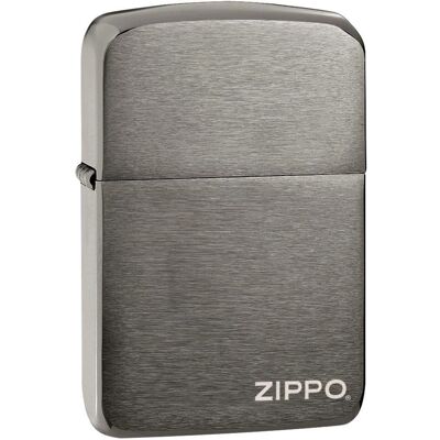 Zippo Replica 1941 Black Ice Logo Accendino - Accendino Zippo Replica 1941 Black Ice Logo Accendino - Accendino