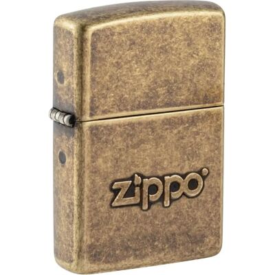 Zippo Allume-cigare à essence argenté coupe-vent Zippo Allume-cigare à essence argenté coupe-vent