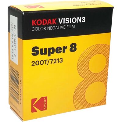 Kodak Vision3 200T Color Negative Film - Super 8 50ft Roll Kodak Vision3 200T Color Negative Film - Super 8 50ft Roll