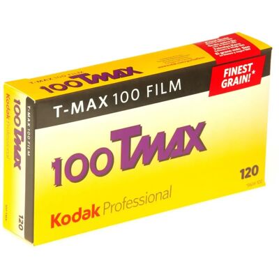 Película en Blanco y Negro KODAK T-MAX 100 - 120 Disparos - Profesional Película en Blanco y Negro KODAK T-MAX 100 - 120 Disparos - Profesional