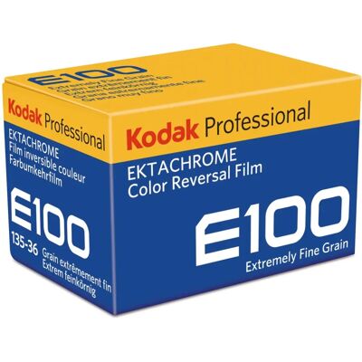 Film diapositif professionnel Kodak E100G ISO 100 35mm 36 vues - Publicité Film diapositif professionnel Kodak E100G ISO 100 35mm 36 vues - Publicité