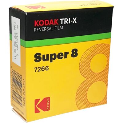 Κινηματογραφικό φιλμ Kodak Tri-X 200D Super 8 - Μαύρο και άσπρο - 15m Κινηματογραφικό φιλμ Kodak Tri-X 200D Super 8 - Μαύρο και άσπρο - 15m