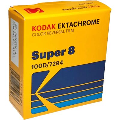 Film Super 8 KODAK EKTACHROME 100D - 15,25 m - Couleur - Inversible Film Super 8 KODAK EKTACHROME 100D - 15,25 m - Couleur - Inversible