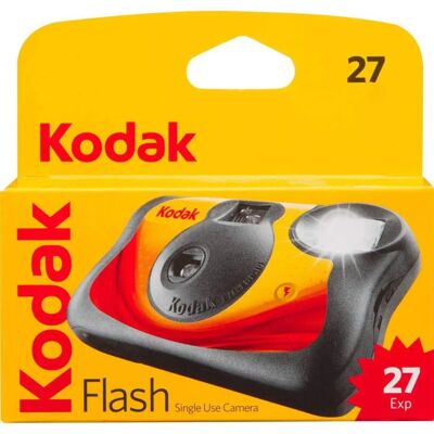 Kodak Low Cost Film Disposable Camera - 27 Photos - Automatic Flash Kodak Low Cost Film Disposable Camera - 27 Photos - Automatic Flash
