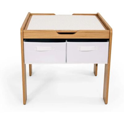 Humble Crew Journey Children's Activity Table - White/Natural Wood Humble Crew Journey Children's Activity Table - White/Natural Wood