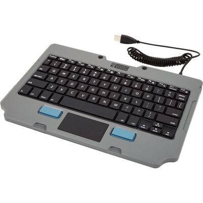 Clavier USB QWERTY Espagnol Gamber-Johnson 7160-1449-04 - Noir, Gris - Publicité Clavier USB QWERTY Espagnol Gamber-Johnson 7160-1449-04 - Noir, Gris - Publicité