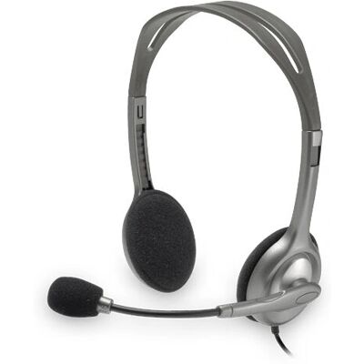 Logitech H110 Kablet Headset - Til kontor/Callcenter Logitech H110 Kablet Headset - Til kontor/Callcenter