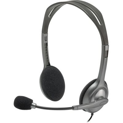 Logitech H110 Kablet Headset - For kontor/Call-senter Logitech H110 Kablet Headset - For kontor/Call-senter