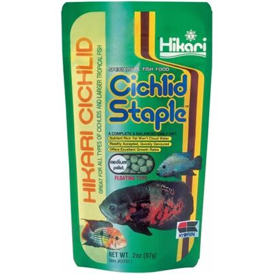 Hikari Cichlid Staple Medium Pellet 250g - Fish Food Hikari Cichlid Staple Medium Pellet 250g - Fish Food