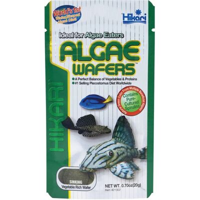 Hikari Tropical Algae Wafers Fish Food - 20g Hikari Tropical Algae Wafers Fish Food - 20g