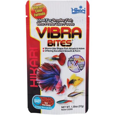 Hikari Vibra Bites Baby Fish Food - 37g for Baby Fry Aquarium Fish Hikari Vibra Bites Baby Fish Food - 37g for Baby Fry Aquarium Fish