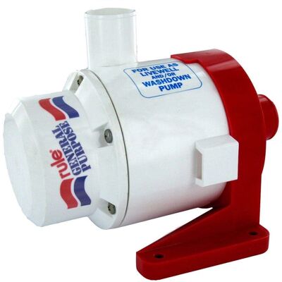 Rule 17A Marine Submersible Pump - General Purpose, 12V, White, Red Rule 17A Marine Submersible Pump - General Purpose, 12V, White, Red