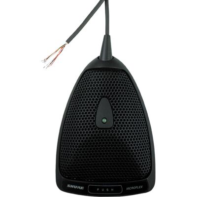 Shure MX393 - Microphone à effet de surface, noir, supercardioïde - Microphone - Publicité Shure MX393 - Microphone à effet de surface, noir, supercardioïde - Microphone - Publicité