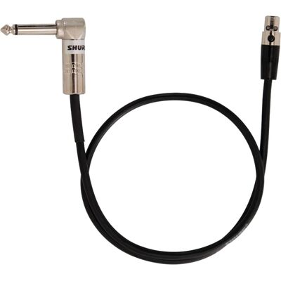 Câble audio Shure WA304 - 0,6m, 6,35mm, Angulé - Câble audio - Publicité Câble audio Shure WA304 - 0,6m, 6,35mm, Angulé - Câble audio - Publicité