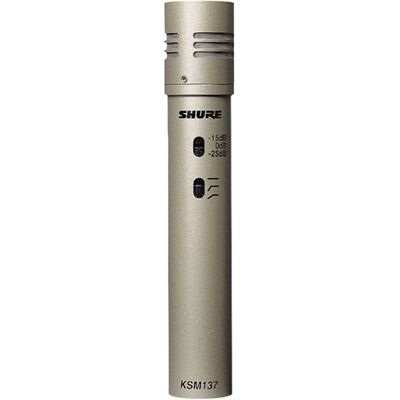 Microphone de studio Shure KSM137/SL or - Microphone - Publicité Microphone de studio Shure KSM137/SL or - Microphone - Publicité