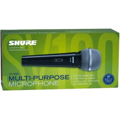 Shure SV100-A Mikrofon - Kardiodynamisch, Kabel inklusive Shure SV100-A Mikrofon - Kardiodynamisch, Kabel inklusive