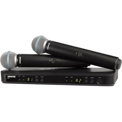 Bezdrátový Mikrofonní Systém Shure - Dvojitý Beta 58 - Profesionální Bezdrátový Mikrofonní Systém Shure - Dvojitý Beta 58 - Profesionální