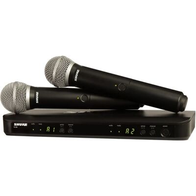 Shure BLX288E/PG58-M17 Funkmikrofonsystem - Stimme, bis 100m Shure BLX288E/PG58-M17 Funkmikrofonsystem - Stimme, bis 100m