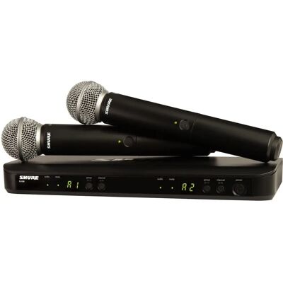 Shure Drahtloses Mikrofon-System - SM58 Doppel, 823-832MHz Shure Drahtloses Mikrofon-System - SM58 Doppel, 823-832MHz