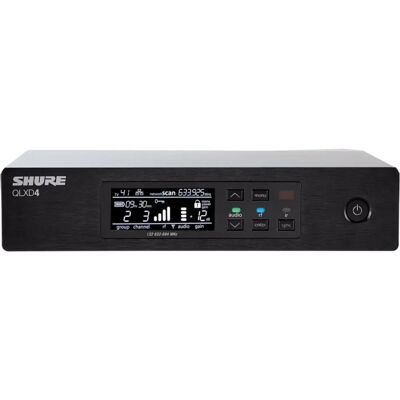 Receptor inalámbrico Shure QLXD4E G51 - Audio profesional Receptor inalámbrico Shure QLXD4E G51 - Audio profesional