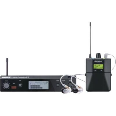 Sistema inalámbrico de monitoreo intrauditivo Shure - P3T, P3RA, SE215 Sistema inalámbrico de monitoreo intrauditivo Shure - P3T, P3RA, SE215