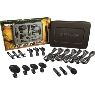 Shure PGADRUMKIT7 - Drum Microphone Kit Shure PGADRUMKIT7 - Drum Microphone Kit