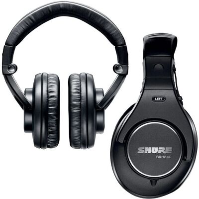 Shure SRH840A - Fejhallgató - Stúdiómonitorozás Shure SRH840A - Fejhallgató - Stúdiómonitorozás