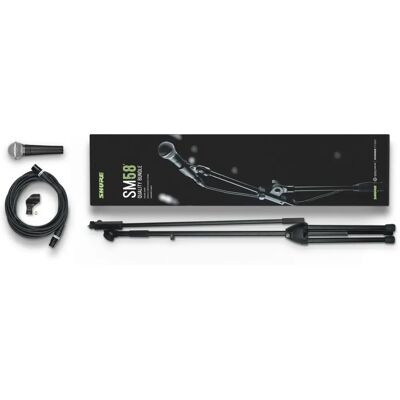 Microfono Shure SM58-KM-SOM - Nero - Palco/Performance Microfono Shure SM58-KM-SOM - Nero - Palco/Performance