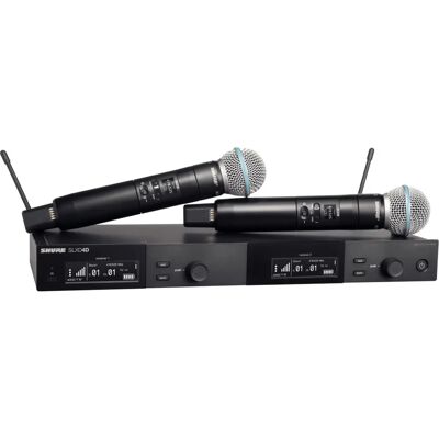 Shure - SLXD24D/B58 Drahtlossystem - Mikrofon, Audio, Konferenz Shure - SLXD24D/B58 Drahtlossystem - Mikrofon, Audio, Konferenz