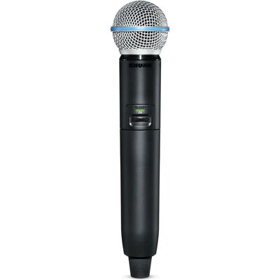 Shure Wireless Microphone System - Beta 58A, Dual-band, Up to 12h Shure Wireless Microphone System - Beta 58A, Dual-band, Up to 12h