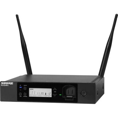 Shure GLXD4R+E - Rack-montert trådløs mottaker Shure GLXD4R+E - Rack-montert trådløs mottaker