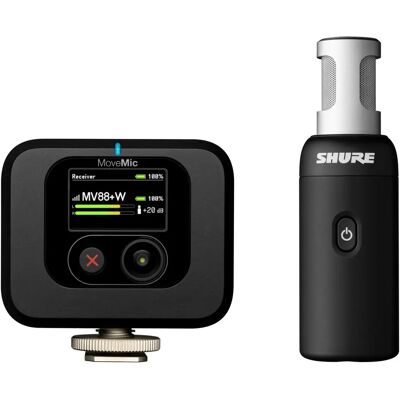 Shure MoveMic 88+ Trådlöst Mikrofon System - Mikrofon, Trådlöst, Professionellt Shure MoveMic 88+ Trådlöst Mikrofon System - Mikrofon, Trådlöst, Professionellt