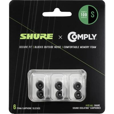 Shure EACYF1-6S Små Skumører - Hodetelefon-tilbehør Shure EACYF1-6S Små Skumører - Hodetelefon-tilbehør