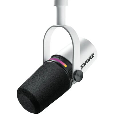 Shure MV7+ Weiß Hybrid USB/XLR Mikrofon - Mikrofon Shure MV7+ Weiß Hybrid USB/XLR Mikrofon - Mikrofon