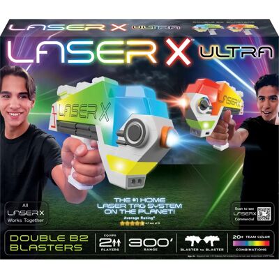 Laser X - Ultra Blaster - Infravärin laserpeli - 2-pack Laser X - Ultra Blaster - Infravärin laserpeli - 2-pack